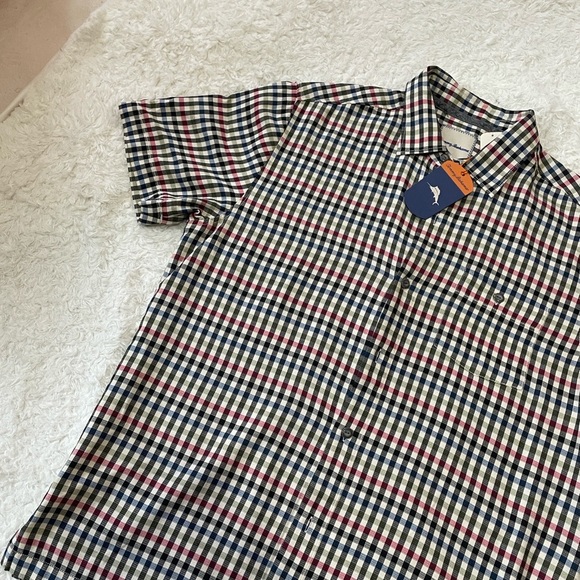 Tommy Bahama Multicolor Plaid Button Down Shirt - Picture 10 of 12